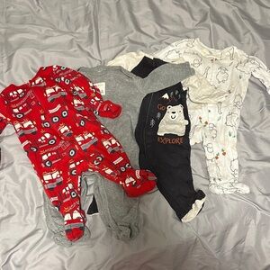 Footie Pajamas - Set of 4 - 0-3M